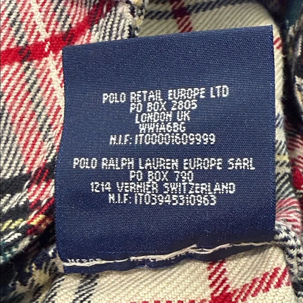 Ralph Lauren Girls Red Plaid Ruffle Mini Skirt Size 14 Preppy Tartan Wool Blend